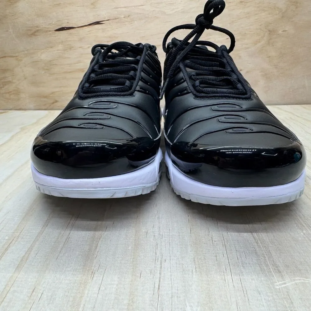 NEW Nike Air Max Plus G Golf Shoes Mens Sz 10.5 Black Leather FZ4150-001